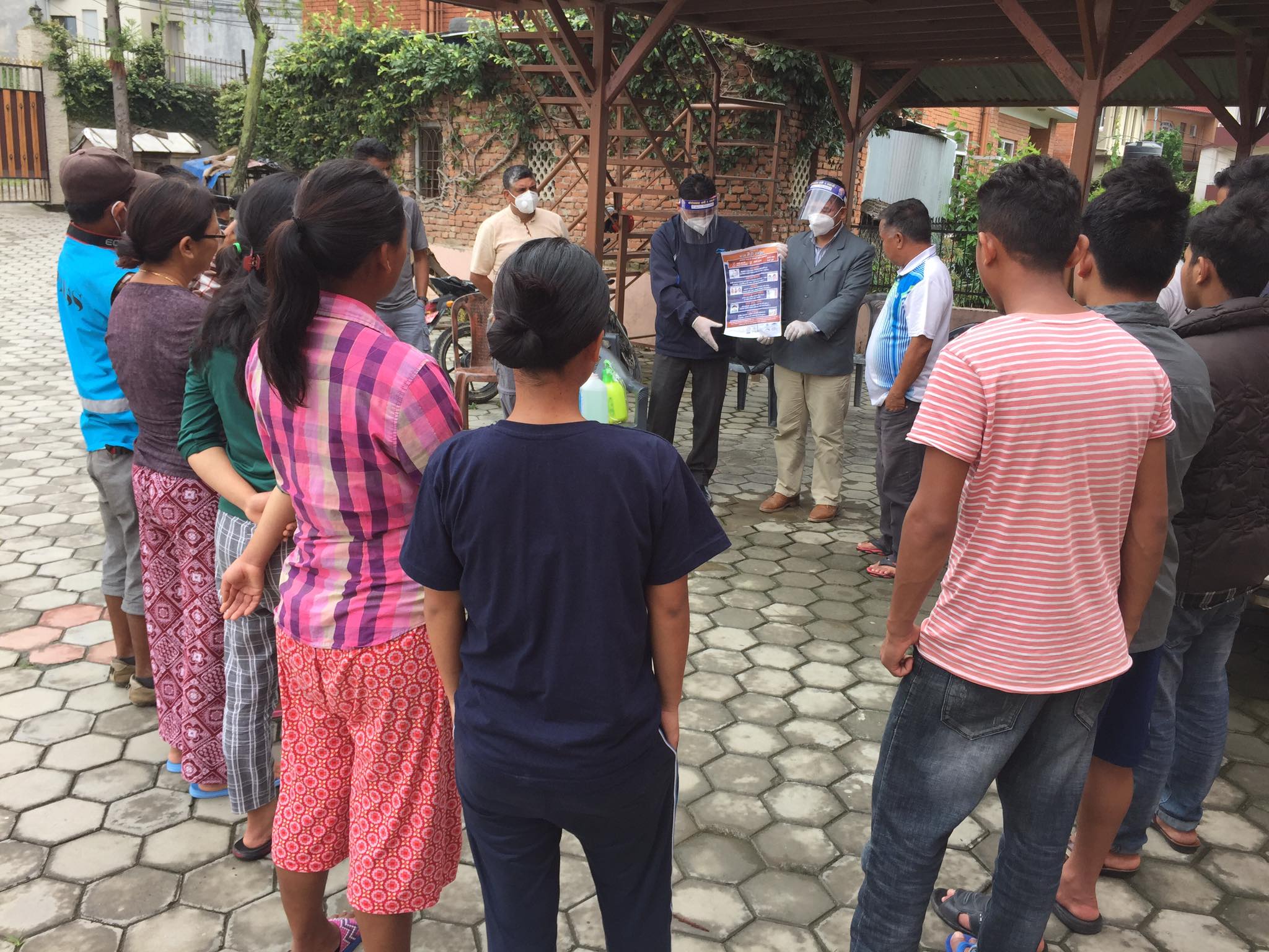 Nepal Aug 2020 Taining Care Home Directors on WHo guidelines